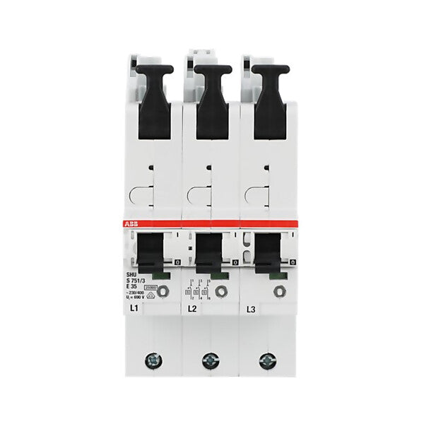 ABB Hauptsicherungsautomat o.Schienenadapter S751/3-E35